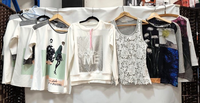 Lote de 7 Prendas para Dama: Remeras, Musculosas y Blusas Nuevas