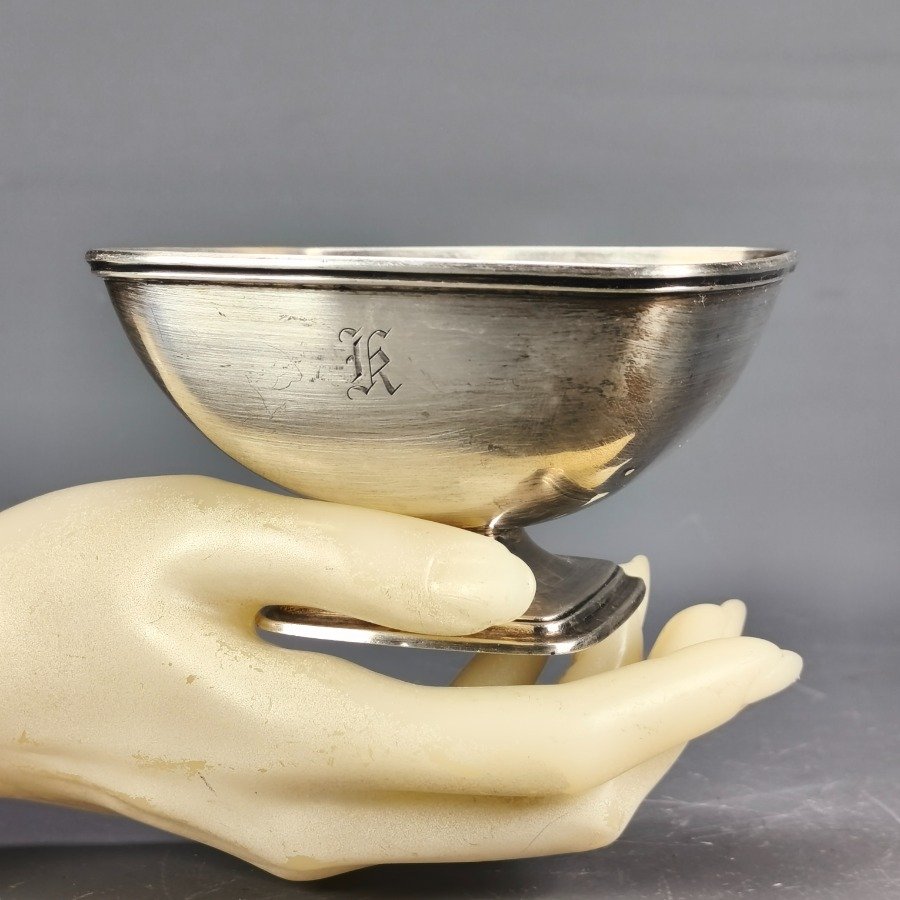 Cuenco de plata sterling con monograma - imagen 3