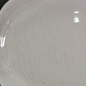 Dos Fuentes Grandes Ovalada y Circular de Loza Blanca Italiana - imagen 10