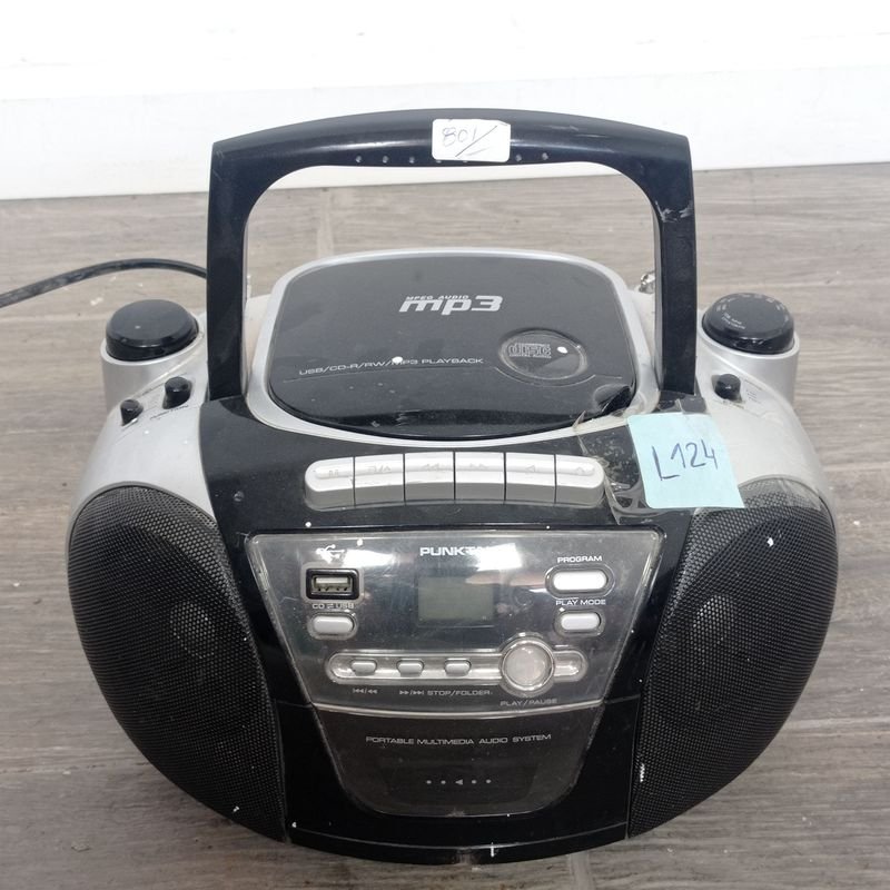 Lote siguiente: Reproductor de MP3 y cinta de casete Huevito marca Punktal