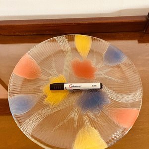 Juego de 2 Fuentes de Vidrio Decoradas - imagen 2