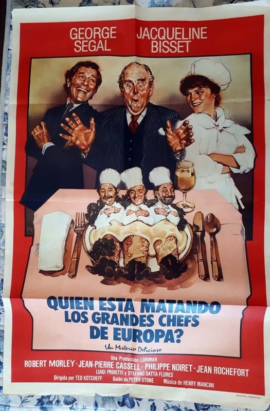 Poster Original "Quién está matando los grandes chefs de Europa?" - George Segal (1978)