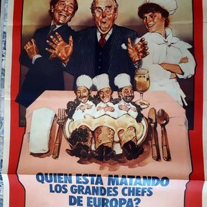Lote siguiente: Poster Original "Quién está matando los grandes chefs de Europa?" - George Segal (1978)