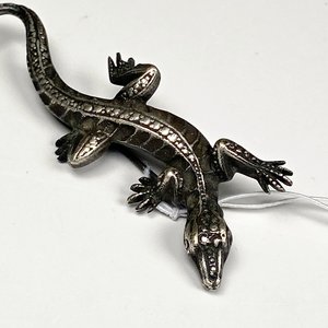Prendedor de Plata Diseño Lagarto - imagen 3