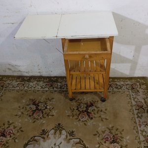 Mueble Auxiliar de Cocina Rodante con Ala y Cajón - imagen 4