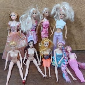 Lote de 9 Muñecas Estilo Barbie y Sirena - imagen 6