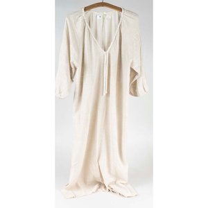 Lote siguiente: Vestido Camisero Largo de Lino Sacks Beige Talle Único