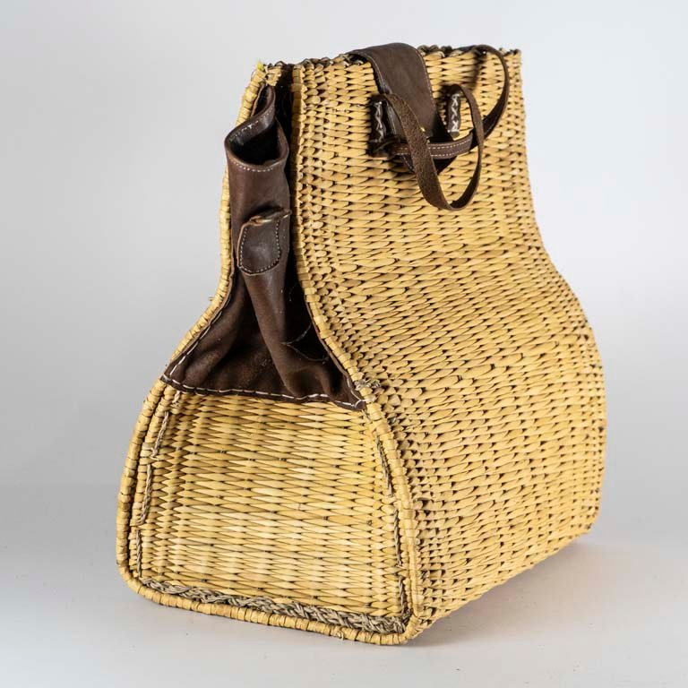 Bolsos de fibras naturales y cuero - imagen 2