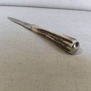 Cuchillo Verijero Christofle Aparis con Vaina de Cuero y Cabo de Guampa - imagen 4