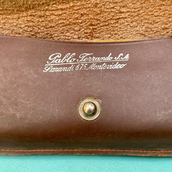 Antiguos lentes enchapados en oro con su estuche original de la optica Pablo Ferrando S.A. - imagen 7