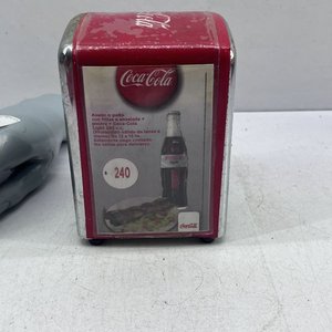 Servilletero Publicitario Coca-Cola Rojo Metálico - imagen 4