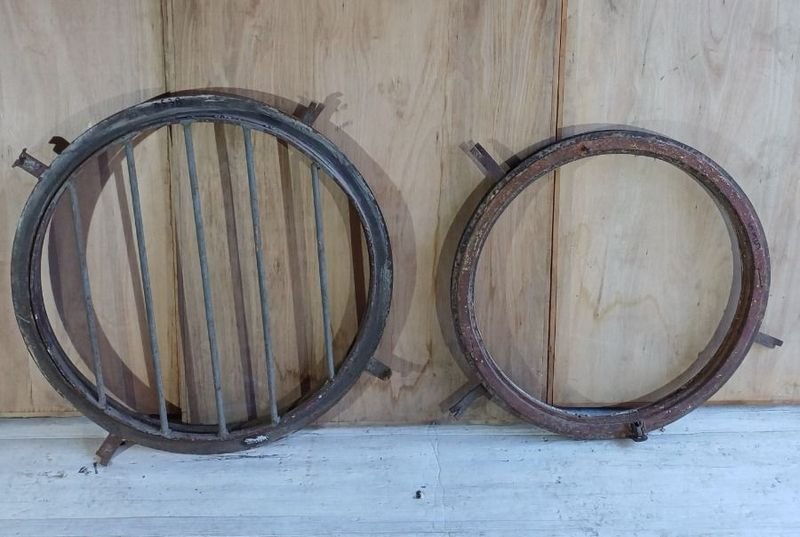 Ventanas redondas en hierro para decoración - imagen 3