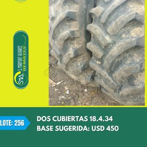 Lote anterior: Dos Cubiertas de Tractor 18.4-34