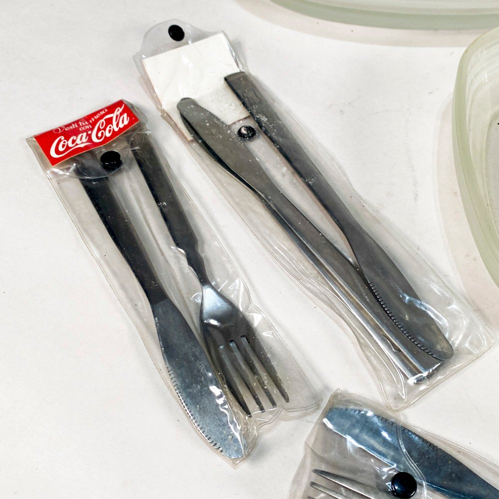 Cubiertos y fuentes de Coca Cola - imagen 2