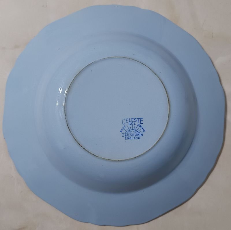 Platos hondos de porcelana inglesa J&G Meakin - imagen 2