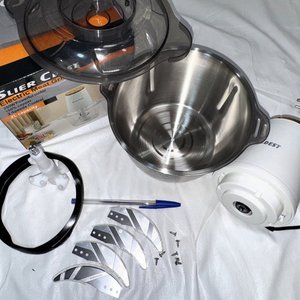 Picadora Eléctrica Slier Cdest con 4 Cuchillas y Vaso de Acero Inoxidable - imagen 5