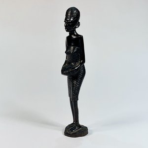 Lote anterior: Talla de Dama Africana en Madera con Canastos - 22 cm