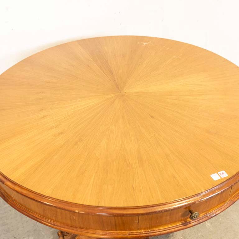 Mesa de sala circular estilo Luis XVI para venta - imagen 2