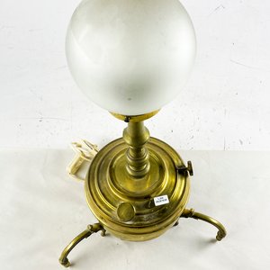 Lámpara de sobremesa depósito bronceado con con globo esmerilado 57 cm - imagen 2