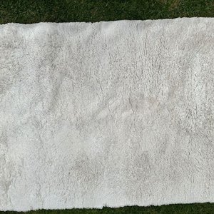 Alfombra Beige Suave Mullida Fibra Sintética 160x230 cm - imagen 7