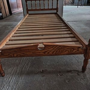 Cama de 1 plaza de madera paraíso, estilo clásico - imagen 4
