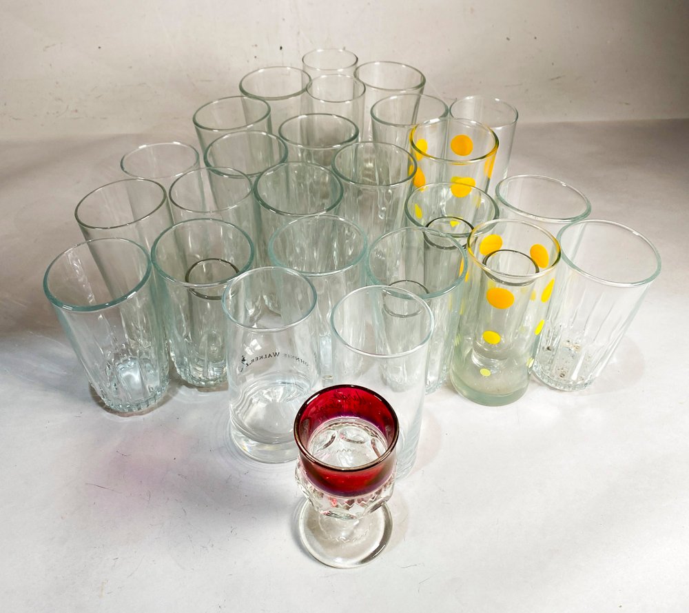 Lote de Vasos de Vidrio Variados