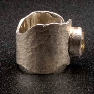 Anillo de Plata 950 con Citrino Talla 18mm - imagen 2