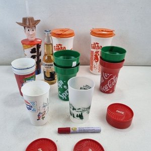 L 372 - Varias Unidades - Surtido de vasos y tapas promocionales de bebidas, ideal para coleccionistas o uso cotidiano (Lote De Varias Unidades) - imagen 2