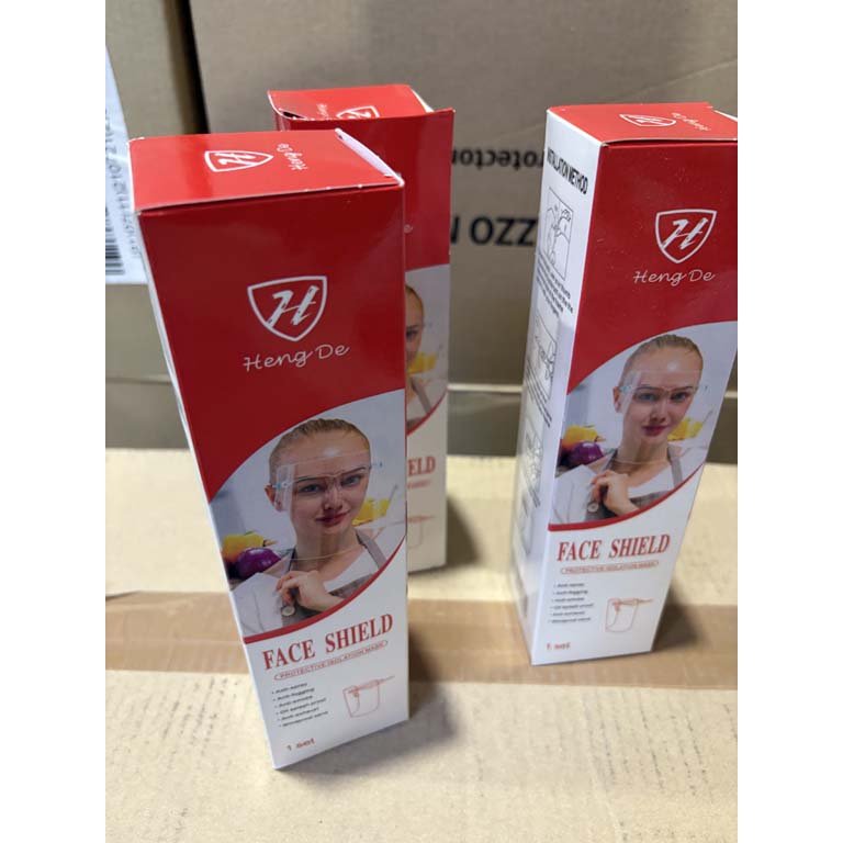 Protectoras faciales en cajas de cartón - imagen 2