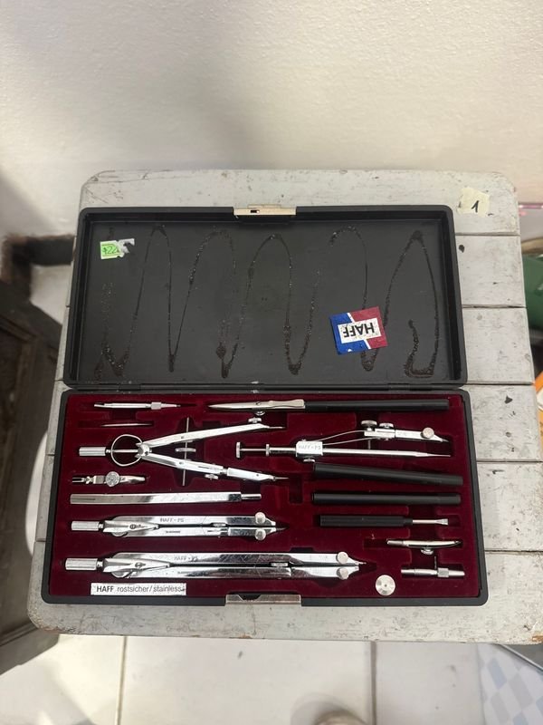Juego de Compás de Precisión Haff PS-7E Alemán