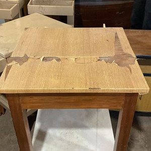 Mesa Ratona Auxiliar de Cedro - imagen 1