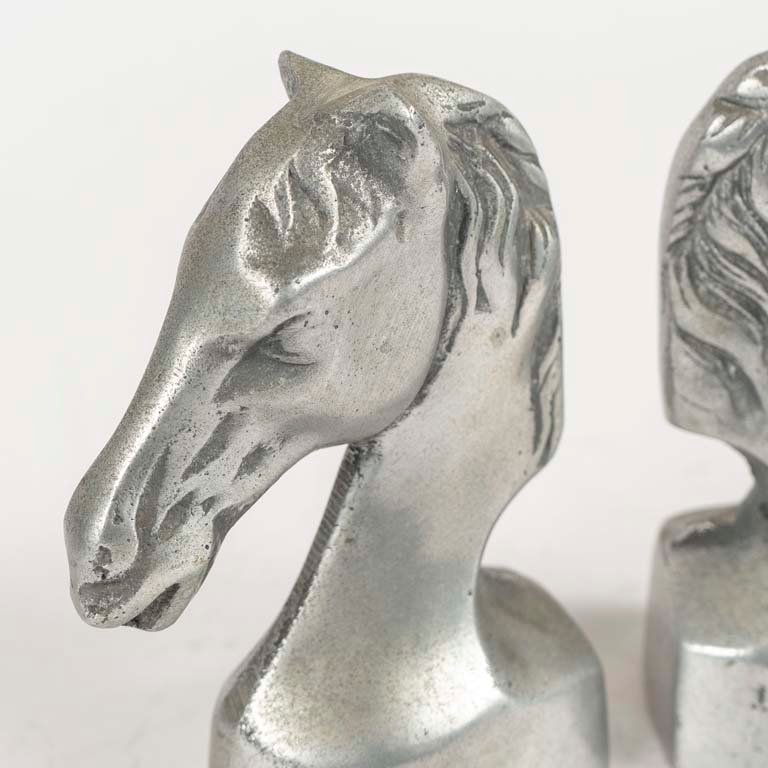 Librerías de caballo de metal con diseño de cabeza de caballo - imagen 2