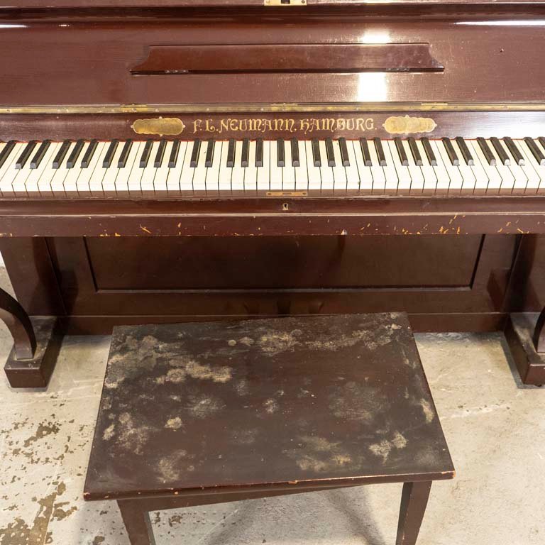 Piano vertical F.L. Neumann - Hamburg para la venta - imagen 2