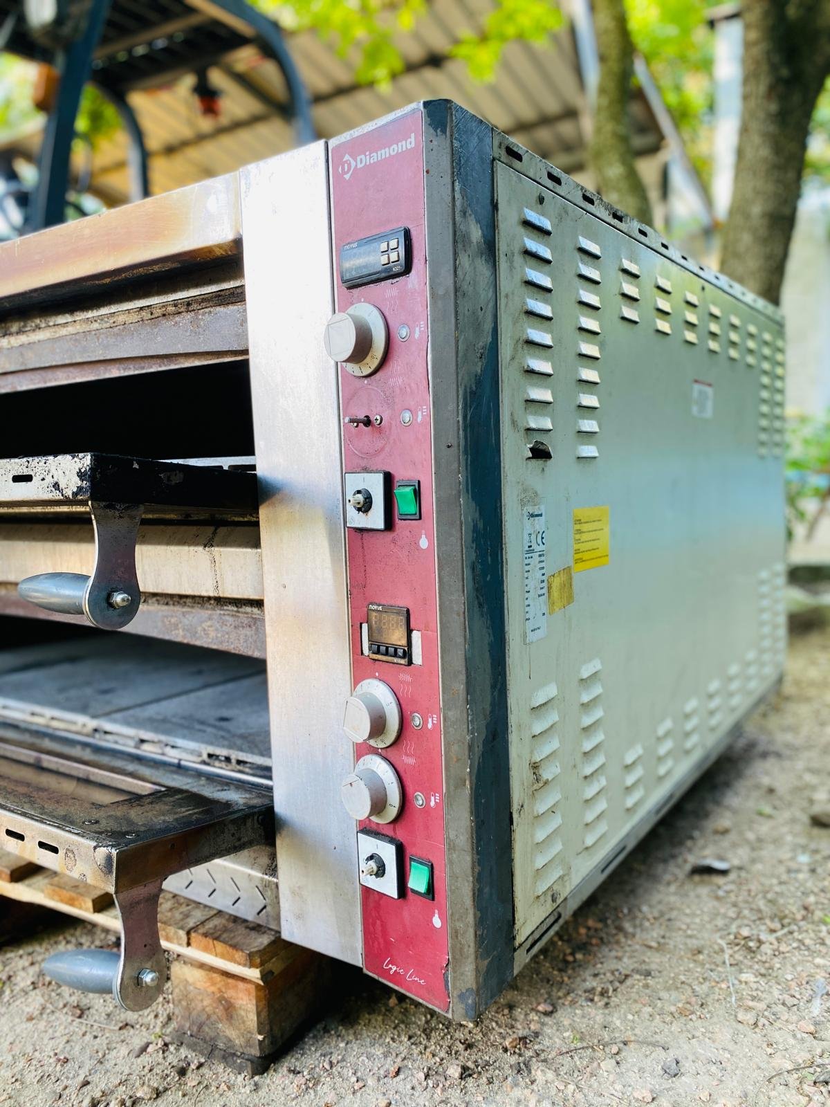 Horno eléctrico industrial doble cámara en acero inoxidable - imagen 2