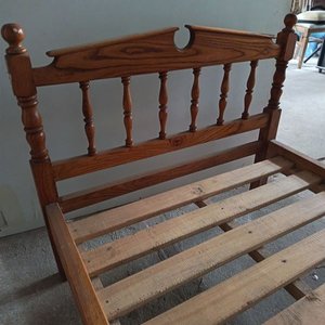 Cama de 1 plaza de madera paraíso, estilo clásico - imagen 5