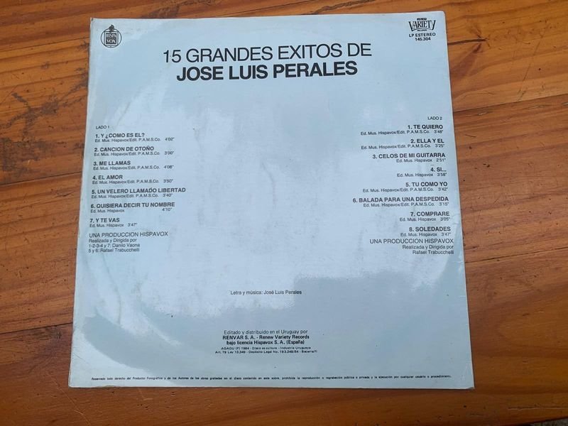 Vinilo de Jose Luis Perales - Disco de Vinilo en Excelente Estado - imagen 2