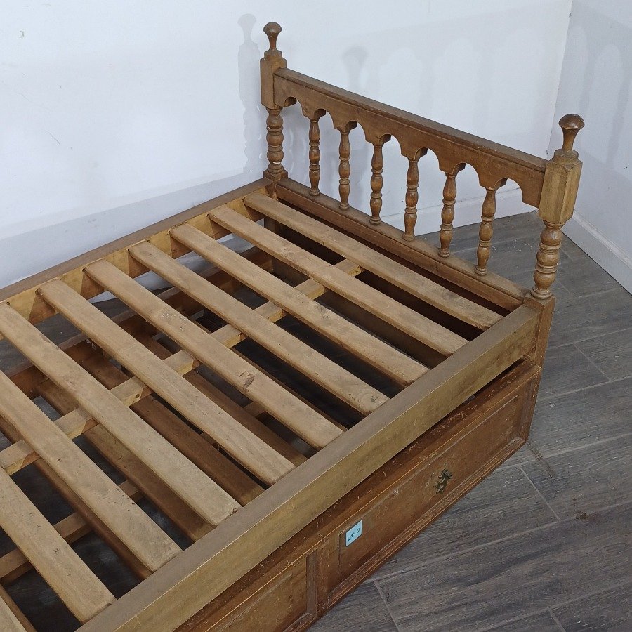 Cama marinera de estilo en pino para dormitorio - imagen 5