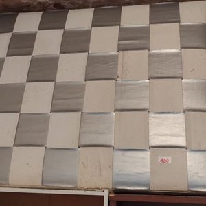 Respaldo de Cama Acolchonado Diseño Damero - imagen 1