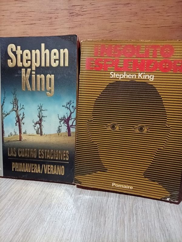 Dos Libros de Stephen King: Las Cuatro Estaciones e Insólito Esplendor