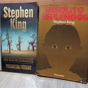 Lote siguiente: Dos Libros de Stephen King: Las Cuatro Estaciones e Insólito Esplendor