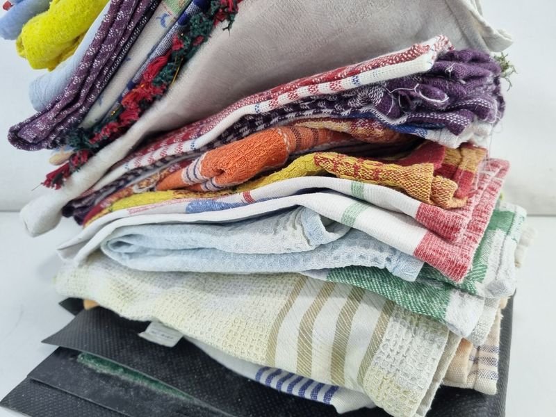 Lote de textiles para cocina - Gran variedad de colores y patrones - imagen 4