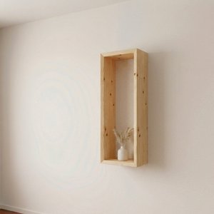 Estante Vertical de Pared en Madera de Pino - imagen 2