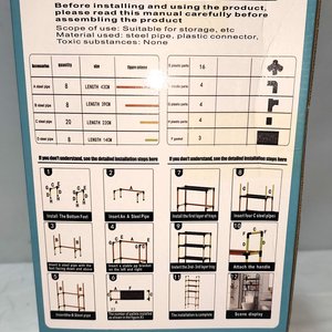 Estantería Negra para Baño Sobre Inodoro, Nueva en Caja - imagen 5
