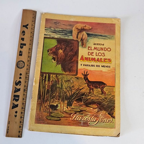 Álbum de figuritas El Mundo de los Animales: una colección de animales en papel - imagen 1