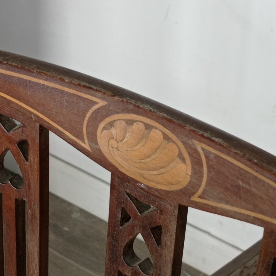 Sillas de estilo con marquetería en cedro - imagen 7