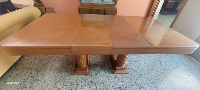 Mesa de comedor estilo Art Deco extendible - imagen 7