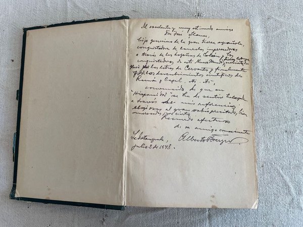 Libro de Agronomía de Alberto Boerger, dedicado y firmado en 1948 - imagen 1