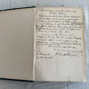 Libro de Agronomía de Alberto Boerger, dedicado y firmado en 1948 - imagen 1