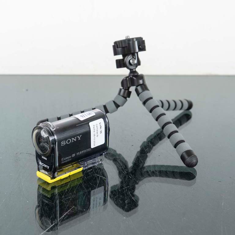 Filmadora Sony SteadyShot con Trípode Flexible