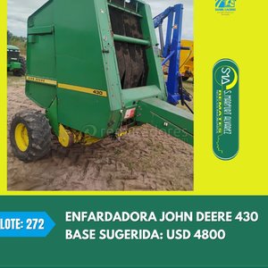 Lote anterior: Enfardadora John Deere 430 Usada